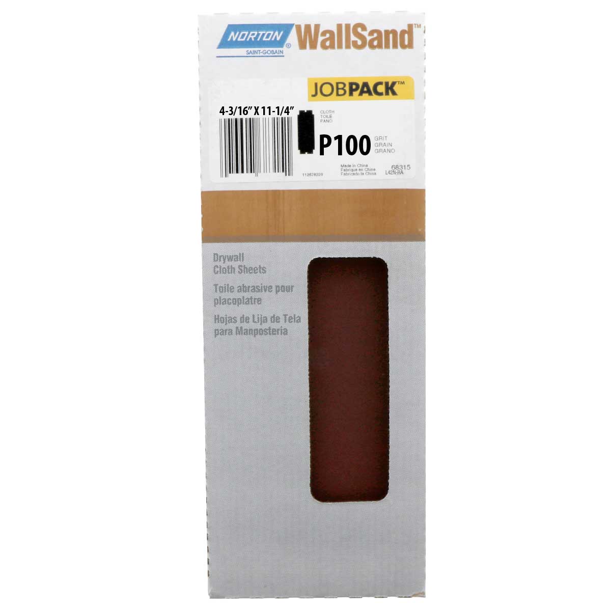 Norton 100 Cloth Sanding Sheet W
